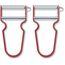 Victorinox Peeler, Aluminum, red 6.0900.1 109 mm (Packung mit 2)
