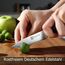 PAUDIN 9 cm Gemüsemesser, Scharf Obstmesser Schälmesser Küchen Messer Ergonomischer Griff Deutscher Edelstahl mit scharfer Klinge