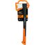 Fiskars Spaltaxt, Inklusive Klingen-/Transportschutz, Länge: 60 cm, Antihaftbeschichtet, Hochwertige Stahl-Klinge/Glasfaserverstärkter Kunststoff-Stiel, Schwarz/Orange, X17–M, 1,53 kg, 1015641