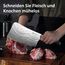 PAUDIN Hackmesser 18 CM, Profi Chinesisches kochmesser für Küche und Fleisch, Extrem Scharf Fleichmesser und Küchenbeil, Hochwertigem Edelstahl Küchenmesser mit Scharfe Klinge und Pakkaholzgriff