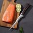 PAUDIN Filetiermesser Fisch 18 cm, Professionelles Küchenmesser Fischmesser, Ausbeinmesser aus Hochwertiger Carbonstahl, Ultrascharf Fleischermesser Fischfiletmersser mit Ergonomischem Pakkaholzgriff