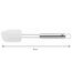 WMF Profi Plus Teigschaber Silikon 26 x 5,5 cm, Cromargan Edelstahl teilmattiert, Silikon, spülmaschinengeeignet, hitzebeständig bis 200°C, weiß
