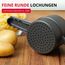 Westmark Spätzle- und Kartoffelpresse Spätzlepress "Special Dark Edition", Länge: 41 cm, mit runder Lochung, hochwertige Spezialbeschichtung, Aluminium, Anthrazit, 6110226Z