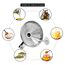 WALFOS Trichter aus Edelstahl und 200 Mesh Filter Jam Straining mit 2 abnehmbaren Sieben ＆ 1Pc Reinigungsbürste Set Sieb für die Übertragung von flüssigen Zutaten（2 Pack10cm/13cm）