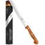 Schwertkrone® Brotmesser Holzgriff Wellenschliff [MADE IN SOLINGEN - GERMANY] - Bread Knife - Brotmesser mit Holzgriff - Brotschneidemesser - Sägemesser mit Oliven-Holzgriff (Klinge: 20cm)
