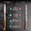 Schwertkrone® Brotmesser Holzgriff Wellenschliff [MADE IN SOLINGEN - GERMANY] - Bread Knife - Brotmesser mit Holzgriff - Brotschneidemesser - Sägemesser mit Oliven-Holzgriff (Klinge: 20cm)