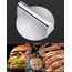 Warmodern Burgerpresse, 5,5 Zoll Round Edelstahl Smash Burger Press, Professionelles Edelstahl Burgerpresse Grillzubehör für Flat Top Grill, Hamburgerpresse und Squeeze Grease, Leicht zu Reinigen
