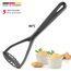 Westmark Kartoffelstampfer Gentle - 27,5 cm lang - 5 Jahre Garantie - spülmaschinengeeigneter Handstampfer -hitzebeständig bis 210 °C (schwarz)