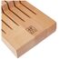 ZWILLING Schubladen-Einsatz für Küchenmesser aus Holz, Aufbewahrung für 12 Messer, 41 x 15,5 x 4,8 cm, Braun