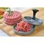 GRÄWE Burgerpresse mit 50 Blatt Backpapier, Hamburgerpresse Set aus Aluguss für leckere Hamburger, Patties, BBQ, Burger Presse mit Antihaftbeschichtung