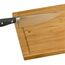 WMF Schneidebrett Bambus natur, 38 x 25 x 1,9 cm, Hackbrett, Bambus Brett, Holzbrett rechteckig, Schneidebrett Holz, Tranchierbrett mit Saftrille, Küchenbrett klingenschonend