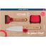 Opinel Le petit Chef - Kinder Kochmesser Set - 3 teilig - Kochmesser - Fingerschutz - Sparschäler - rostfrei