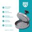 GRÄWE Burgerpresse mit 50 Blatt Backpapier, Hamburgerpresse Set aus Aluguss für leckere Hamburger, Patties, BBQ, Burger Presse mit Antihaftbeschichtung