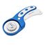 Headley Tools Rollschneider mit 5 Ersatzklingen, Stoffschneider mit Ergonomischem Griff und Sicherheitsverschluss Rollschneider 45mm für Stoff, Leder, Basteln, Nähen, Quilten (Blau)