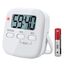 Digitaler Küchentimer Magnetisch Eieruhr Timer Küchenuhr Stoppuhr Countdown Count up, Laut Ton Küchenwecker Zeitmesser Küche Kurzzeitwecker mit LCD zum Kochen Backen Sport Lernen, mit Batterie