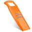 Börner Roko PowerLine Gemüseschneider • Streifenschneider für Obst & Gemüse • Julienne Schneider für feine Streifen • Gemüsehobel fein • Küchenhobel • Reibe (Orange)