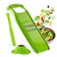 Börner Roko PowerLine Gemüseschneider Geschenk-Set (3-tlg.) • Feiner Streifenschneider für Obst & Gemüse + Fruchthalter + Kombischäler • Gemüsehobel • Küchenhobel Set • Farbe: Grün