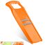Börner Roko PowerLine Gemüseschneider • Streifenschneider für Obst & Gemüse • Julienne Schneider für feine Streifen • Gemüsehobel fein • Küchenhobel • Reibe (Orange)