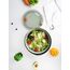 Lunememo 5L Salatschleuder Edelstahl 18/10, Rutschfester Boden & Stopptaste, Groß Salat Schleuder mit Deckel, BPA-frei