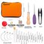 38-teiliges Polsterreparaturset enthält Nähgarn und Nadeln, Ahle, Fingerhut, Ledernähnadeln für Polster, Leder, Teppich, Leinwandreparatur für die Lederreparatur