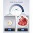 Drcowu Küchenwaage Digitale 15 kg, Küchenwaage Digital Wasserdicht mit LCD-Anzeige, Multifunktions-Lebensmittelwaage, Hohe Präzision auf bis zu 1g, Tara-Funktion, Touch-Taste, Großer Edelstahl-Panel