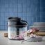 WMF Gourmet Gemüseschneider manuell mit Seilzug, Multizerkleinerer manuell 900ml, ideal für Gemüse, Zwiebeln, Knoblauch, Nüsse, Kräuter oder Obst, Kunststoff
