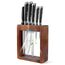 PAUDIN Messerblock Set, Messerset 7-teilige, Messerset mit Messerblock, Scharfes Küchenmesser Set mit Holzblock, Profi Messer Set mit Kochmesser Brotmesser aus Hochwertigem Edelstahl und ABS Griff