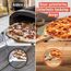 Chef Pomodoro Pizzaschieber mit einklappbarem Holzgriff, 30,5 x 35,6 cm - Hochwertige Pizzaschaufel aus Aluminium - Gourmet Pizzaheber für hausgemachte Pizzen, Backen, Brot - Pizza Zubehör