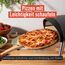 Chef Pomodoro - Pizzaschieber - 35,6 x 40,6 cm - Faltbarer Griff - Perforierte Aluminium Pizzaschaufel zum einfachen Einschieben des Pizzateigs - Perfekt als Backofenzubehör und für Hobby Pizzabäcker