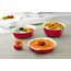 Pyrex 7611509 impressions Dessertform, 2 Stück Set, Durchmesser 9 cm, rot