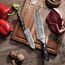 PAUDIN Damastmesser set, Messerset 3-teilig, Damast Küchenmesserset mit Ultra Scharfes Santokumesser Küchenmesser aus 67 Schichten Damaststahl mit Japanischem VG10 Stahl Kern, Ergonomischer G10 Griff