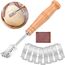 ZITFRI Bäckermesser Teigmesser Baguettemesser Brot Lahm Scoring Tool Set Brot Bäcker Cutter mit 10 Brotklinge Bäckerklinge Ritzmesser zum Einschneiden von Baguette Teigmesser für DIY Brot Backen