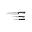 Tefal Ice Force 3-teiliges Messerset, Schälmesser 9cm, Chef-Messer 20cm, Universalmesser 11cm, deutscher Edelstahl, ergonomischer Griff, lang anhaltende Schneideleistung und Schärfe, schwarz, K2323S