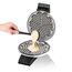 Cloer 1621 Waffeleisen für klassische Herzwaffeln, 930 W, Waffelgröße 15,5 cm, stufenlos wählbarer Bräunungsgrad, weiß, Metall