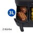 Philips Steam Airfryer 5000 Series Dual Basket Heißluftfritteuse mit Dampfgar-Funktion & 2 Körben – Steam, Airfry, SteamFry, 9L (3L+6L), RapidAir Plus, automatische Dampfreinigung (NA550/00)
