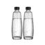 SodaStream 1L DUO Glasflasche | Spülmaschinenfest | Kompatibel für DUO und E-DUO | elegantes Design | 2er-Pack
