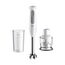 Braun Stabmixer MultiQuick 5 MQ50201M, PowerBell Plus Technologie, 21 Geschwindigkeitsstufen+Turbo, EasyClick System Plus, Edelstahlschaft, 350ml Zerkleinerer & 600ml Becher, 1000W, Weiß