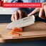 Tefal Ice Force Santoku Messer, 18cm, Korrosionsschutz, Handschutz, Edelstahl, Edelstahl/Schwarz, K23206
