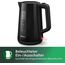 Philips Wasserkocher – 1.7 L Fassungsvermögen mit Kontrollanzeige, Pirouettenbasis, schwarz (HD9318/20)