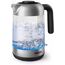 Philips 5000 Series Wasserkocher – 1,7L, Blaues Sensorlicht, 360°-Basis, Mikro-Sieb-Filter, Flaches Heizelement, Abnehmbarer Deckel, Schnelles Aufkochen, Energiesparend, Sicheres Design (HD9339/80)