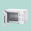 Comfee CMSN 20 wh Mikrowelle / Solo-Mikrowelle mit 5 Leistungsstufen/ Innenbeleuchtung/ easy Defrost/360°Drehteller / Zwei Drehregler/20L/700W/ Weiß, Mechanisch
