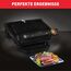 Tefal OptiGrill Kontaktgrill, 6 automatische Programme, Garstufenanzeige, passt Temperatur und Grillzyklus ans Grillgut an, abnehmbare Platten, manueller Modus, Elektrogrill, schwarz, GC705816