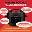 Instant Pot Multikocher XL 7.1L 7-in-1 Smart Cooker - Schnellkochtopf, Schongarer, Reiskocher, Sautierpfanne, Joghurtbereiter, Dampfgarer und Speisewärmer, Schwarz
