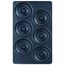 Tefal Platte Backform Donuts Nummer 11, passend für Tefal Snack Collection SW852, SW853, SW854, SW857 und Snack Time SW341, SW342, Rezepte, Aufbewahrungs-Box, spülmaschinengeeignet, schwarz, XA8011