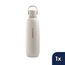 SodaStream 0,9L Fizz&go COOL Metallflasche Sand | Spülmaschinengeeignet | Kompatibel mit Duo, E-Duo, Terra UVM. | Hält bis zu 12 Stunden warm & kalt | BPA-frei | 1er-Pack