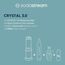 SodaStream Wassersprudler CRYSTAL 3.0 mit Quick-Connect CO2-Zylinder| inkl. 4 x 0,8L CRYSTAL Glasflasche | Farbe: Titan + SodaStream Sirup Pepsi Zero Zucker, 440 ml