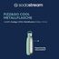 SodaStream 0,9L Fizz&go COOL Metallflasche Mint | Spülmaschinengeeignet | Kompatibel mit Duo, E-Duo, Terra UVM. | Hält bis zu 12 Stunden warm & kalt | BPA-frei | 1er-Pack