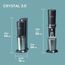 SodaStream Wassersprudler CRYSTAL 3.0 mit Quick-Connect CO2-Zylinder| inkl. 4 x 0,8L CRYSTAL Glasflasche | Farbe: Titan + SodaStream Sirup Pepsi Zero Zucker, 440 ml