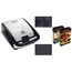 Tefal Snack Collection, Waffeleisen und Sandwiches, Erweiterbar, Platten Antihaftbeschichtet, Spülmaschinengeeignet, Praktische Aufbewahrungsboxen, schwarz/Edelstahl, SW853D