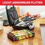 Tefal Snack Collection, Waffeleisen und Sandwiches, Erweiterbar, Platten Antihaftbeschichtet, Spülmaschinengeeignet, Praktische Aufbewahrungsboxen, schwarz/Edelstahl, SW853D